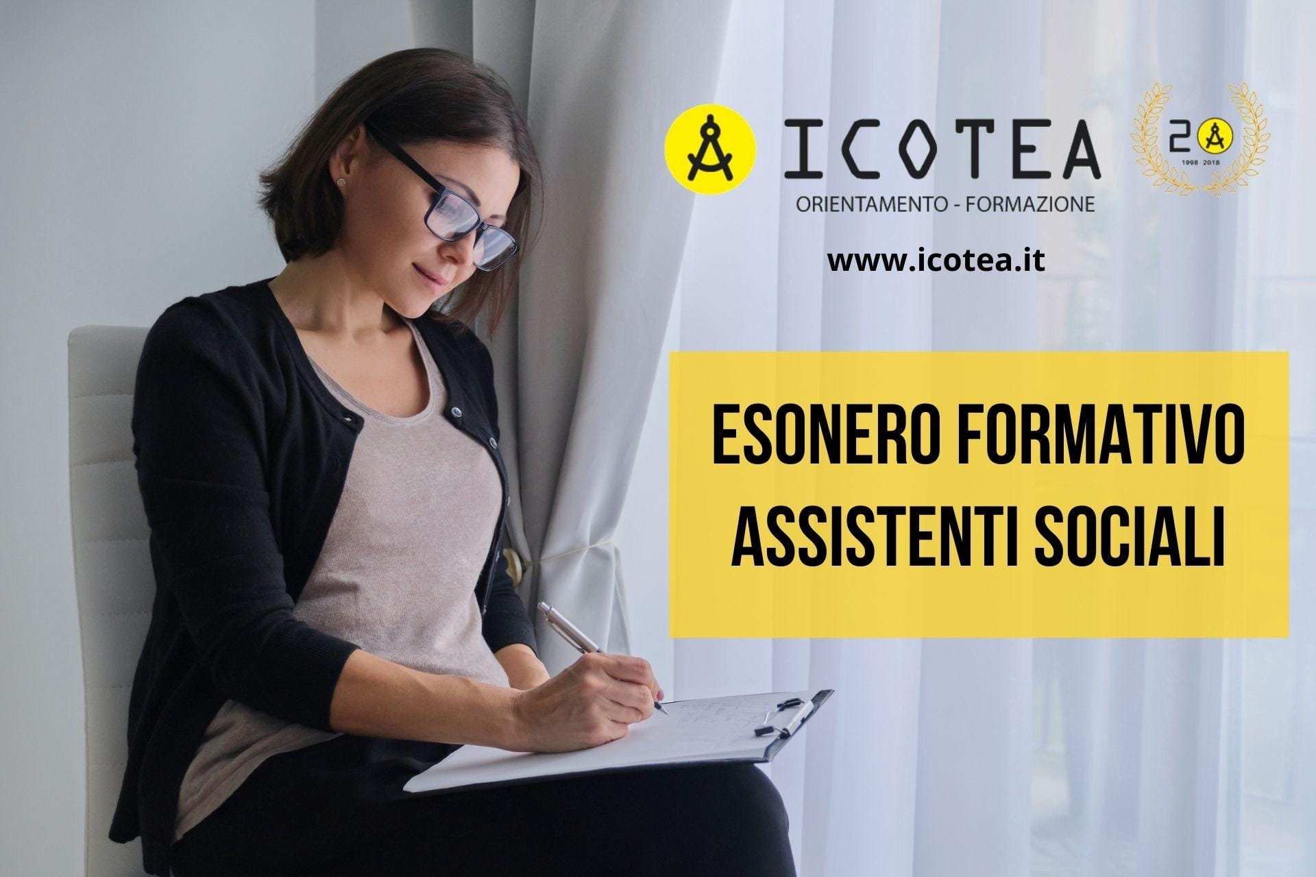 esonero formativo assistenti sociali