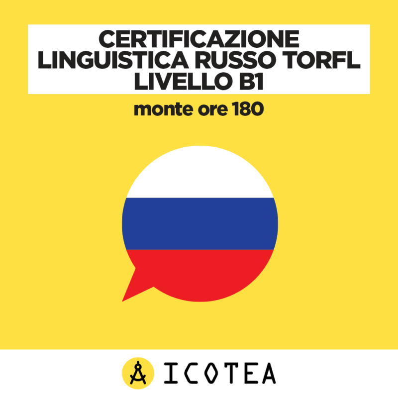 Certificazione Linguistica Russo TORFL Livello B1 - monte ore 180