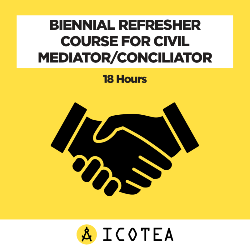 Biennial Refresher Course For Civil Mediator Conciliator 18 Hours