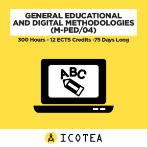 General Educational And Digital Methodologies (M-PED 04) - 300 Hours - 12 ECTS Credits -75 Days Long