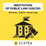 Institution of Public Law (IUS/09) - 300 hours - 12 ECTS