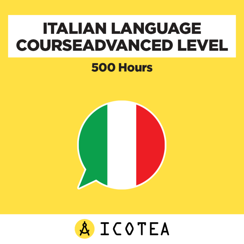 Italian Language Course - Advanced Level - 500 Hours
