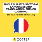 Sectoral languages and translation - French
