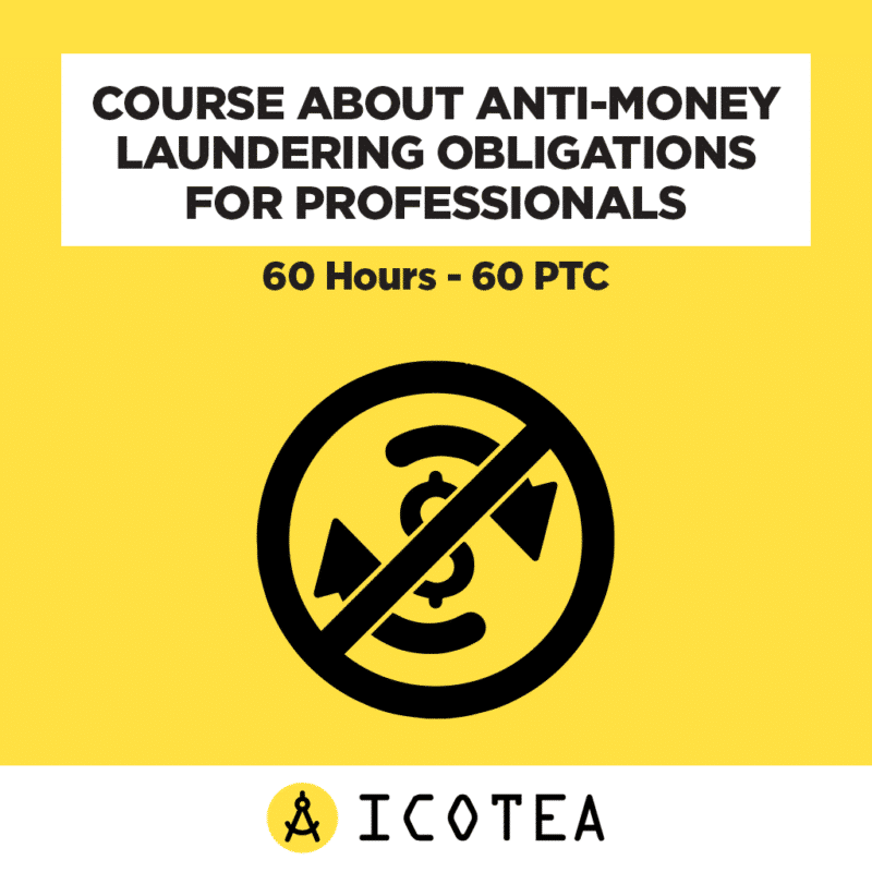 Course About Anti-Money Laundering Obligations For Professionals 60 Hours - 60 PTC