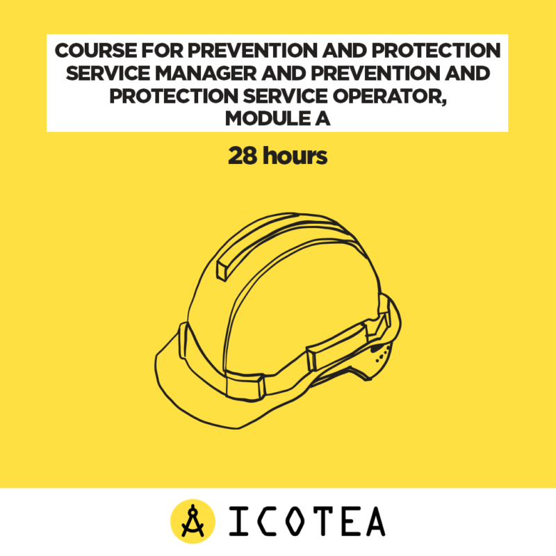 Course For Prevention And Protection Service Manager And Prevention And Protection Service Operator, Module A 28 Hours