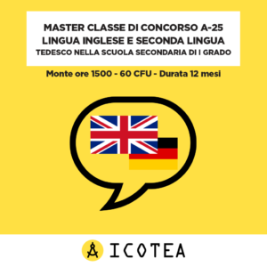 Master Classe di concorso A25 Lingua Inglese e seconda lingua tedesco