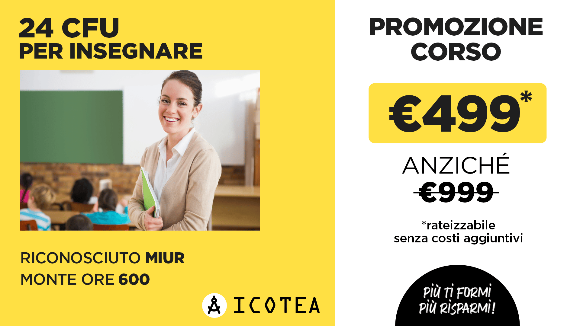 acquisire 24 cfu entro ottobre 2022