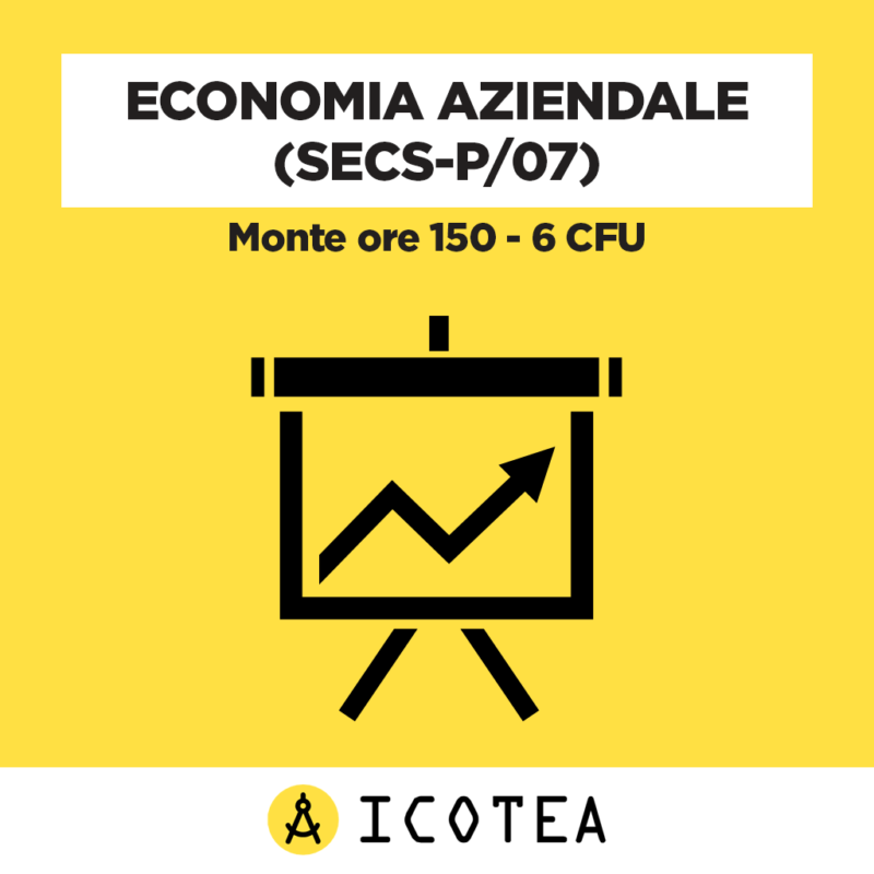 ECONOMIA Aziendale 6 CFU