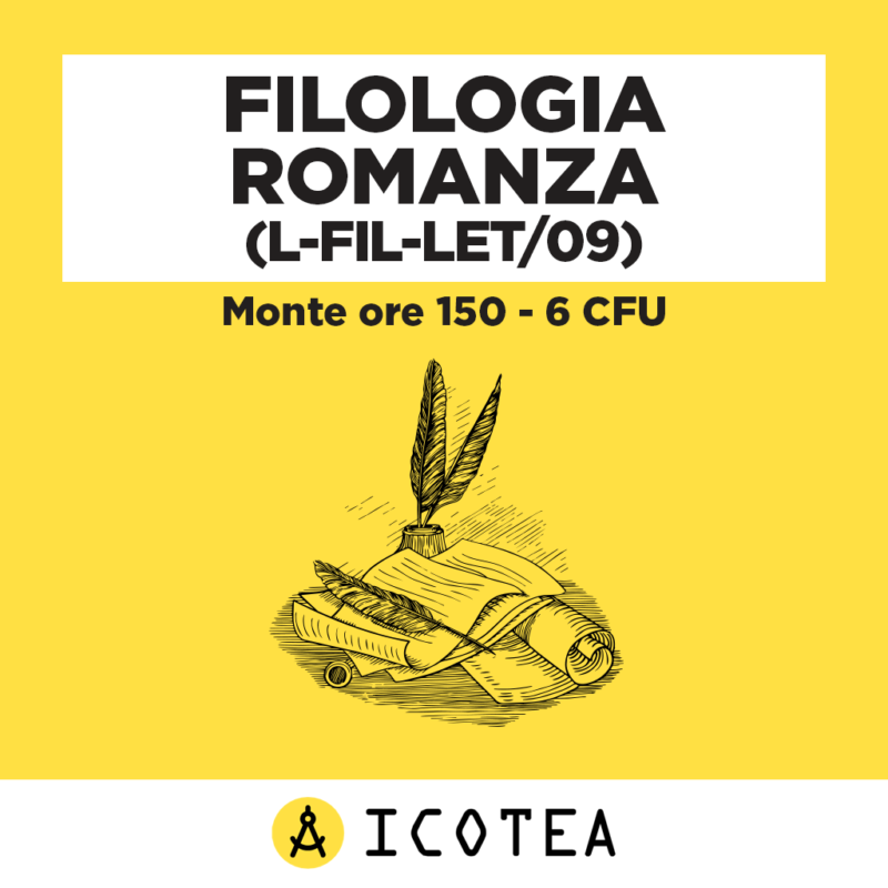 Filologia Romanza 6 CFU