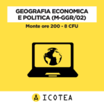 Geografia Economica e Politica 8 CFU