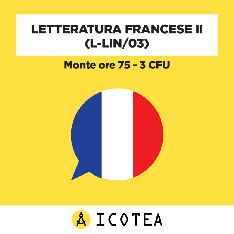 Letteratura francese II 3 CFU