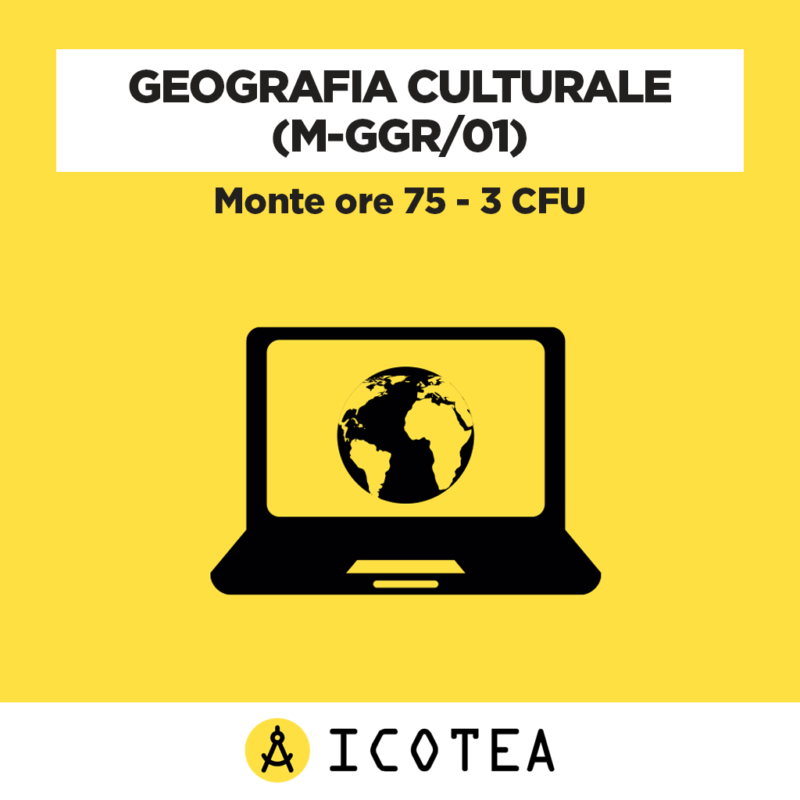 geografia culturale 3 CFU