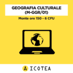 geografia culturale 6 CFU