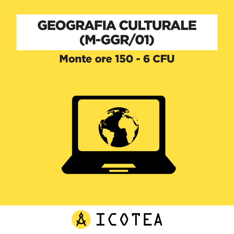 geografia culturale 6 CFU