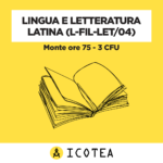 lingua e letteratura latina 3 CFU